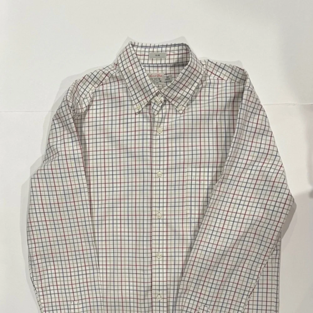 J Crew Plaid Shirt -‎ Size M.